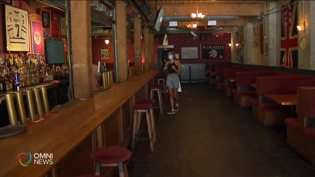 省府宣佈收緊餐館堂食措施 -- July 31, 2020 (ON)