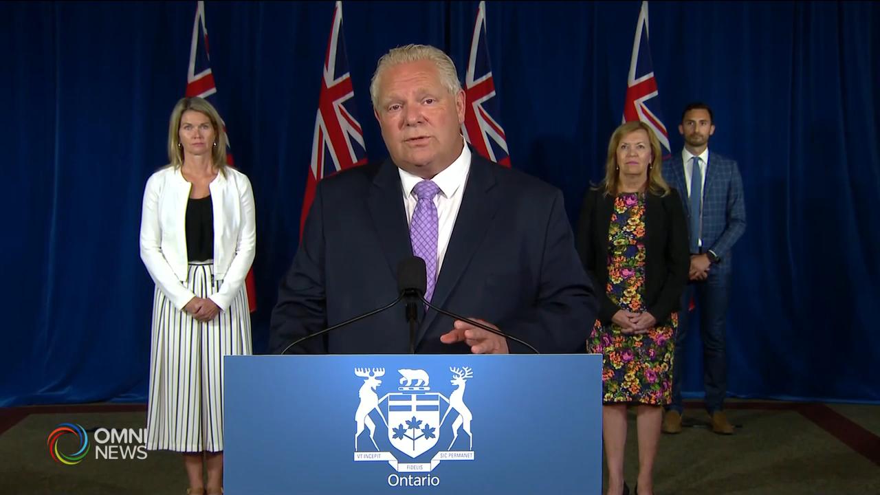 新增確診病例連續四天少於一百人 -- Aug 06, 2020 (ON)