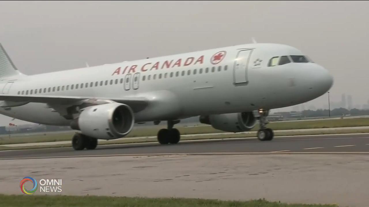 八月底至今20班航班有確診乘客 -- Sep 09, 2020 (ON)