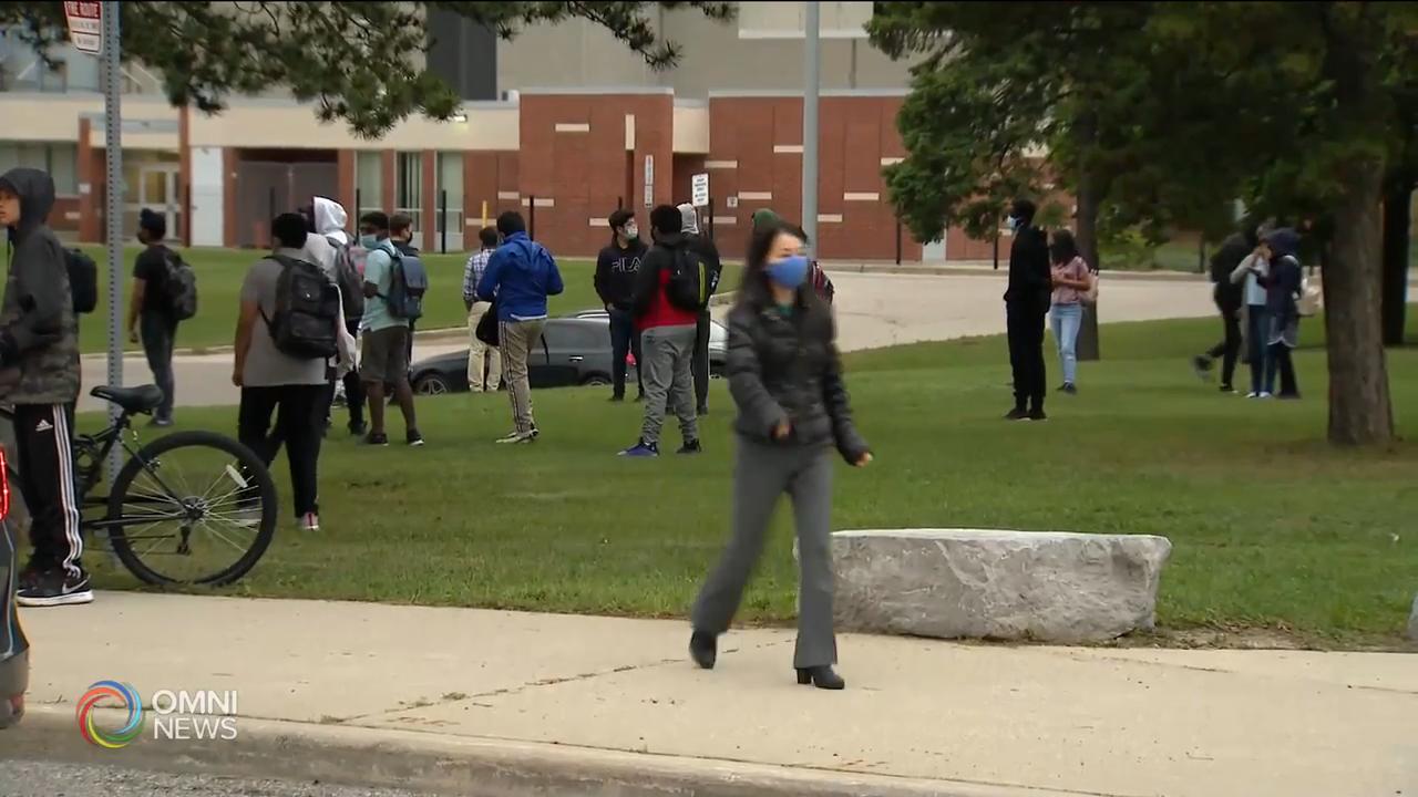 皮爾區公立中學今天全面復課 -- Sep 08, 2020 (ON)