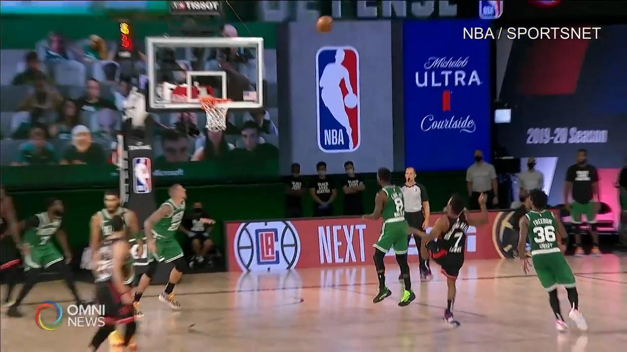 猛龍力戰至兩度加時, 力克波士頓塞爾特人 -- Sep 10, 2020 (ON)