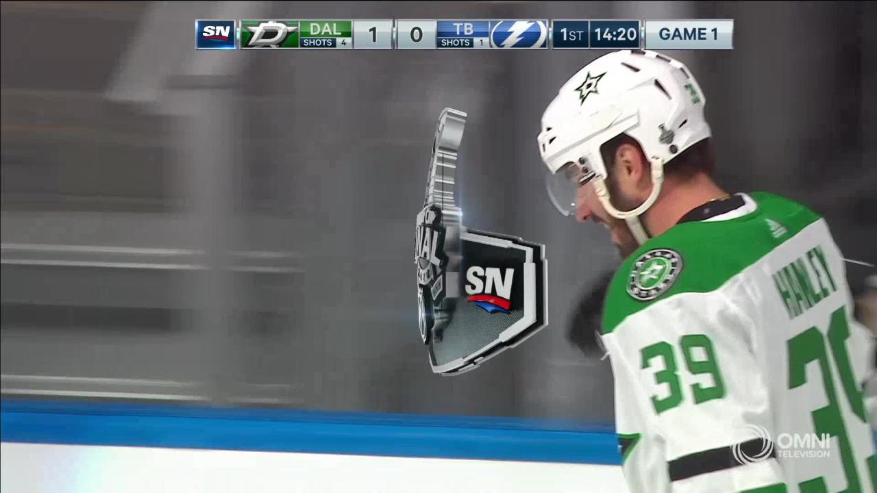 Joel Hanley Gives Dallas the early lead!