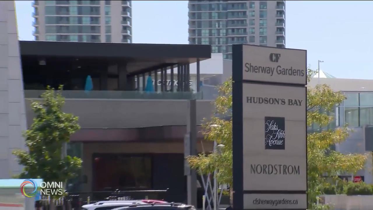 三間大型商場 接連傳出有確診病例 -- Sep 01, 2020 (ON)