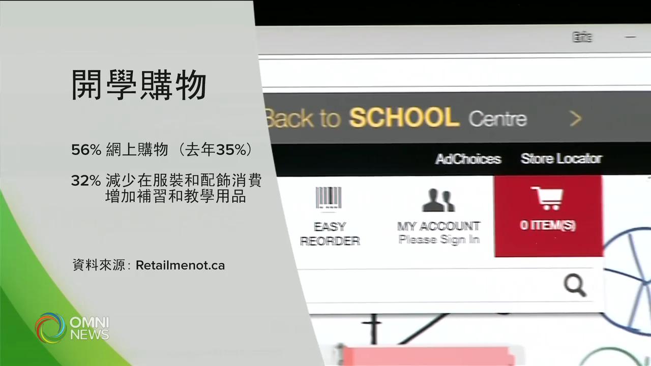 更多父母轉為網上購買子女開學物品 -- Sep 03, 2020 (ON)