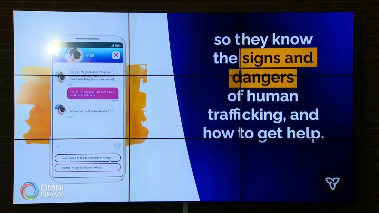 省府增撥教育資源認知人口販賣問題 -- Aug 31, 2020 (ON)