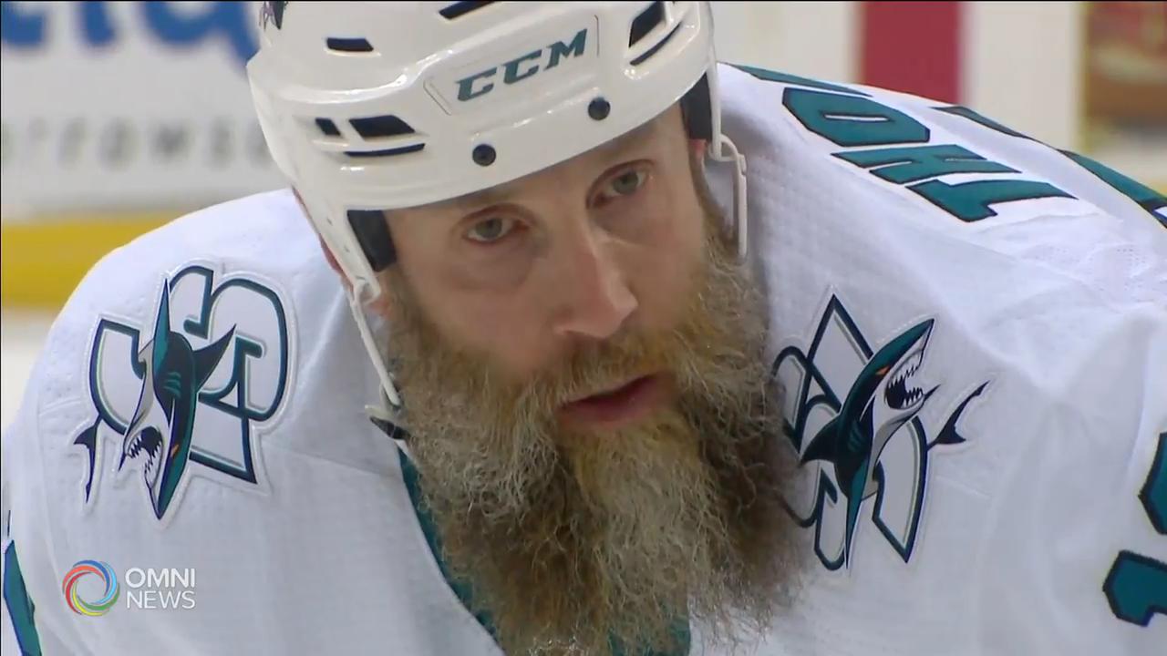 老將Joe Thornton回巢多倫多楓葉隊 -- Oct 20, 2020 (ON)