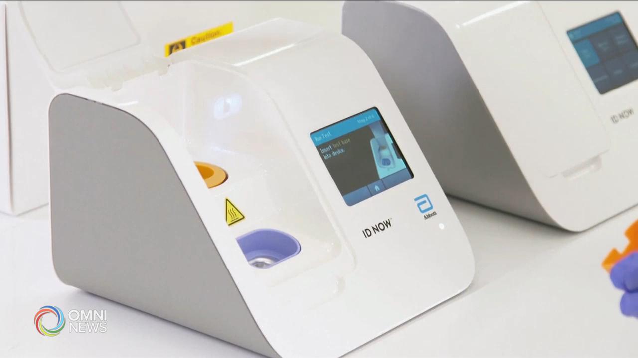 省府按獲首批10萬套新冠快速測試劑 - - Oct 22, 2020 (ON)