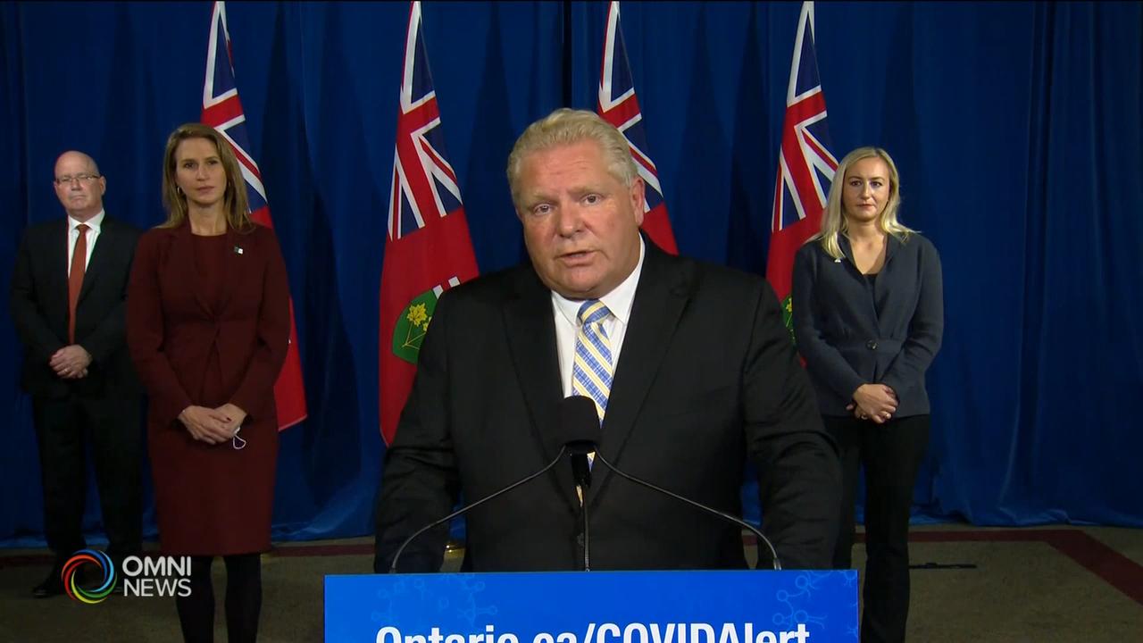 疫情恶化，福特省长深感忧虑－ Oct 22, 2020