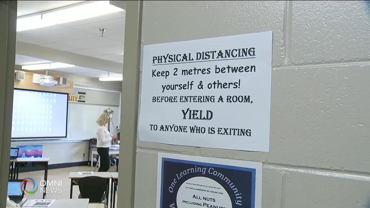 安省有疫情學校增加三十間 -- Oct 15, 2020 (ON)