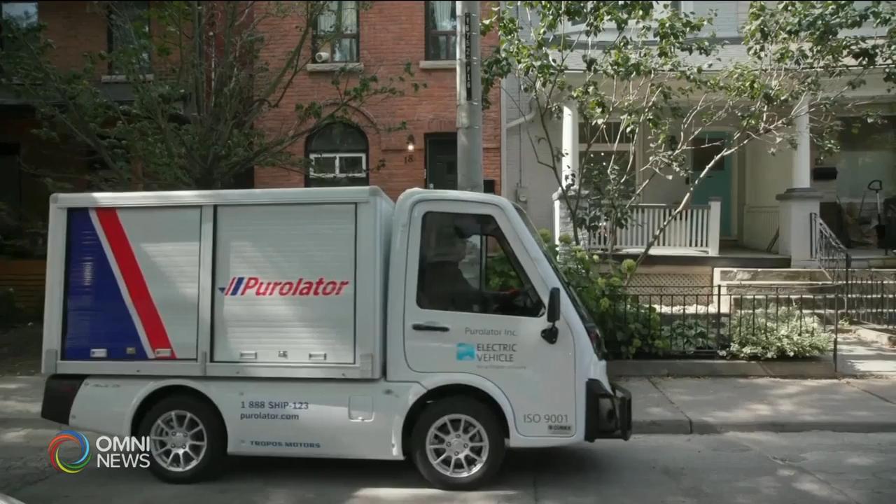 Purolator建立送货电动车队 － Oct 21, 2020
