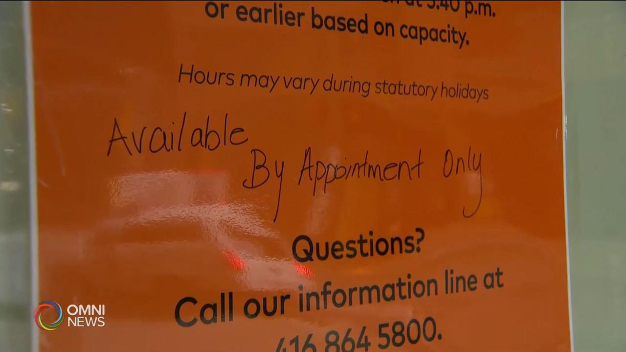 明天開始病毒測試中心必須先預約 -- Oct 05, 2020 (ON)