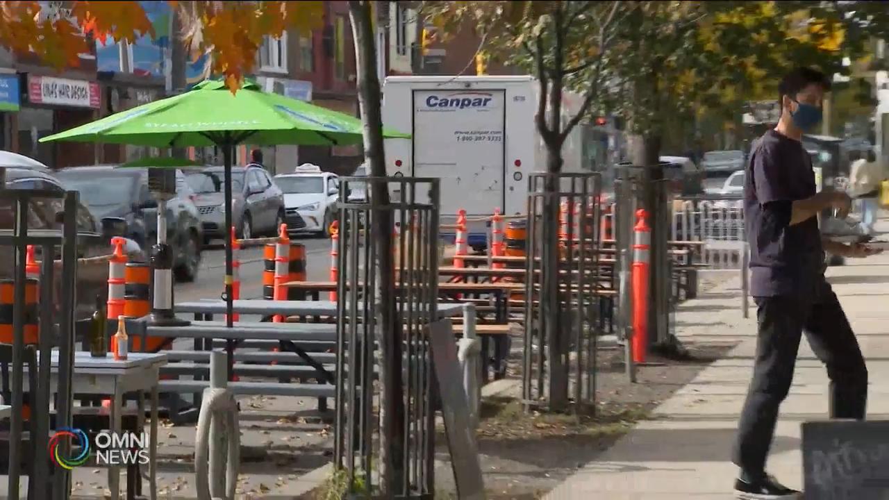 多市將表決延長戶外用餐區項目CafeTO -- Oct 21, 2020 (ON)