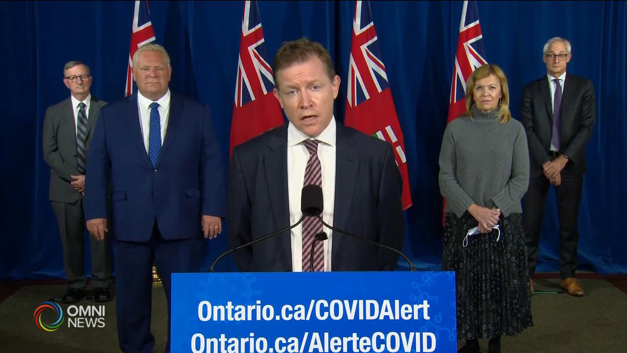 下週二起 省內所有檢測中心要先預約 -- Oct 02, 2020 (ON)