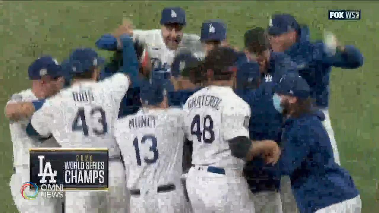 洛杉磯道奇贏得美國職棒大聯盟總冠軍 -- Oct 28, 2020 (ON)