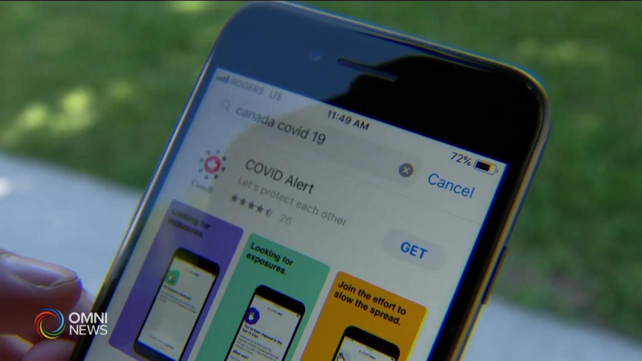 只有5%確診病人使用手機程式通報感染消息 -- Oct 20, 2020 (ON)