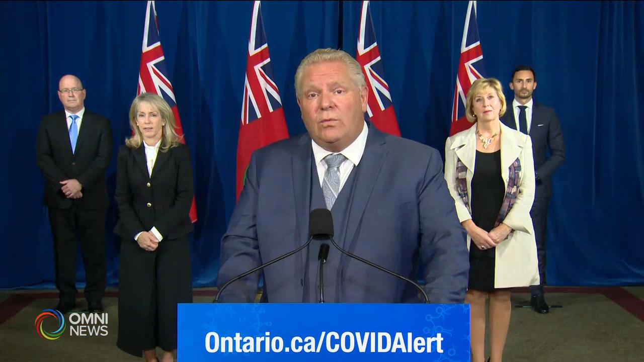 省府與聯邦合作向市府提供10億元基建撥款 -- Oct 28, 2020 (ON)