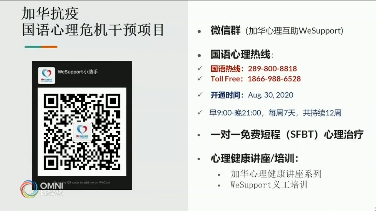疫情期间，国语社区精神健康项目 － Oct 21, 2020