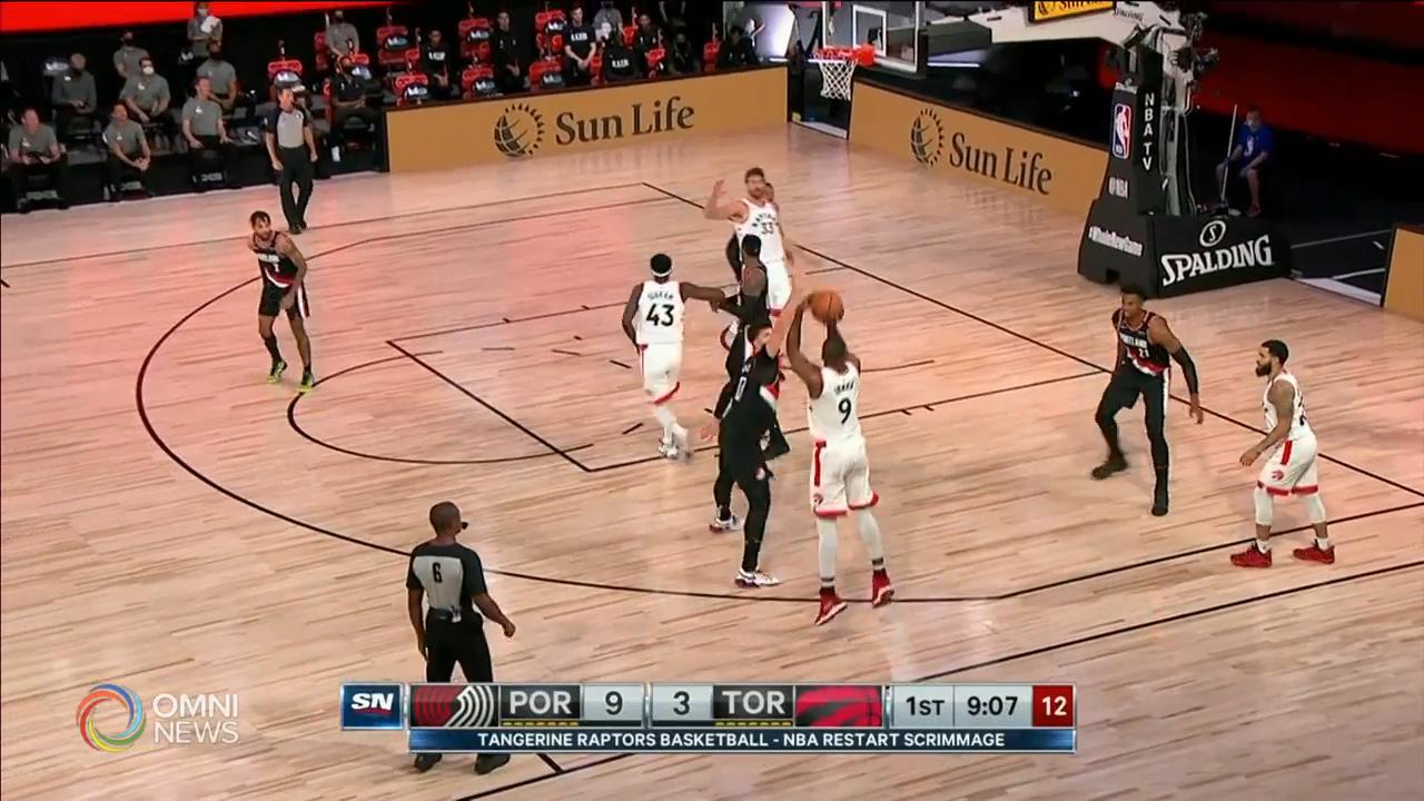 猛龍隊新賽季仍不能在多倫多主場作賽 -- Nov 20, 2020 (ON)