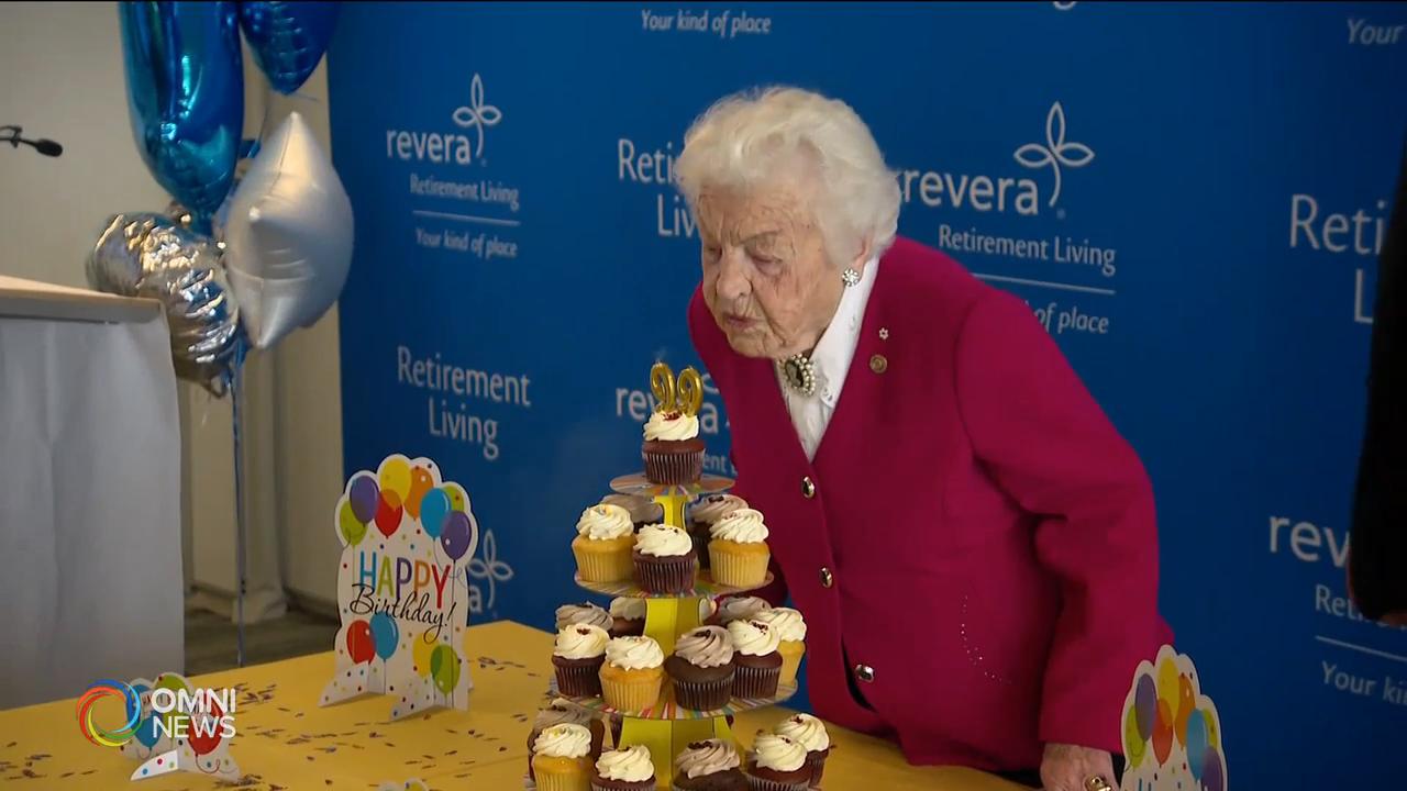 密市前市長麥考蓮以善舉慶祝100歲生日 -- Nov 24, 2020 (ON)