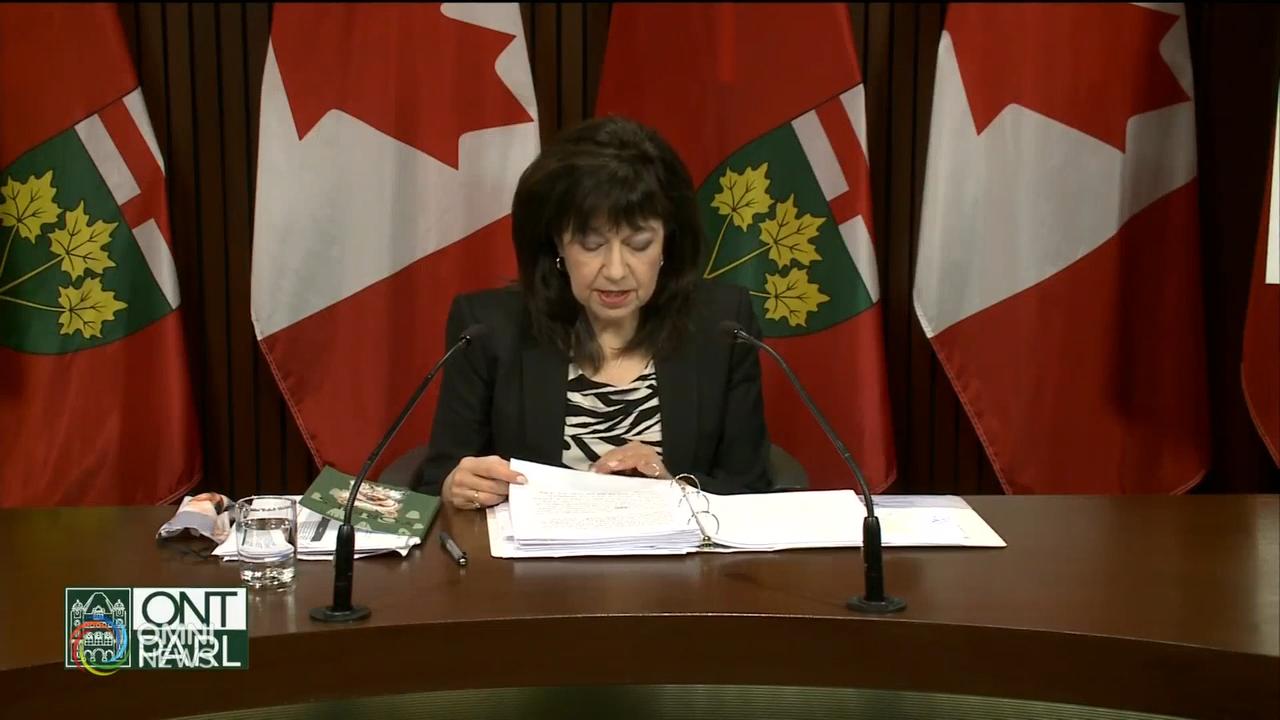 安省审计总长发布新冠疫情特别报告  － Nov 25, 2020