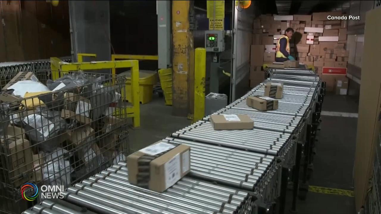 預計聖誕假日郵遞包裹數量大增 -- Nov 06, 2020 (ON)