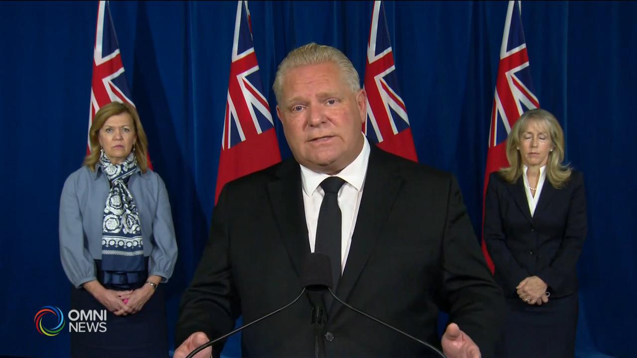 省長表示週五或公布新封鎖措施 -- Nov 18, 2020 (ON)