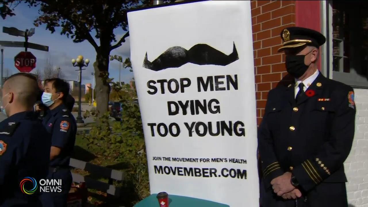 关注男士健康的Movember揭幕 -- Nov 02, 2020 (ON)