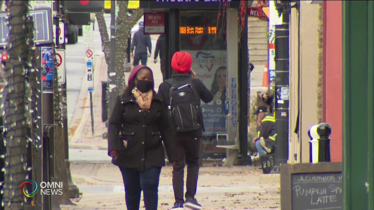 皮爾區衛生官員不評論封鎖措施是否公平 -- Nov 25, 2020 (ON)