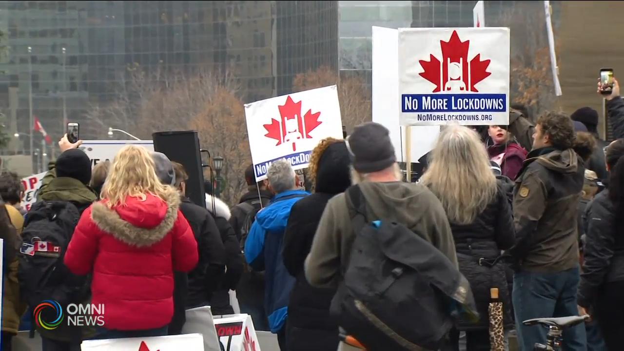 反封鎖示威抗議活動 -- Nov 26, 2020 (ON)