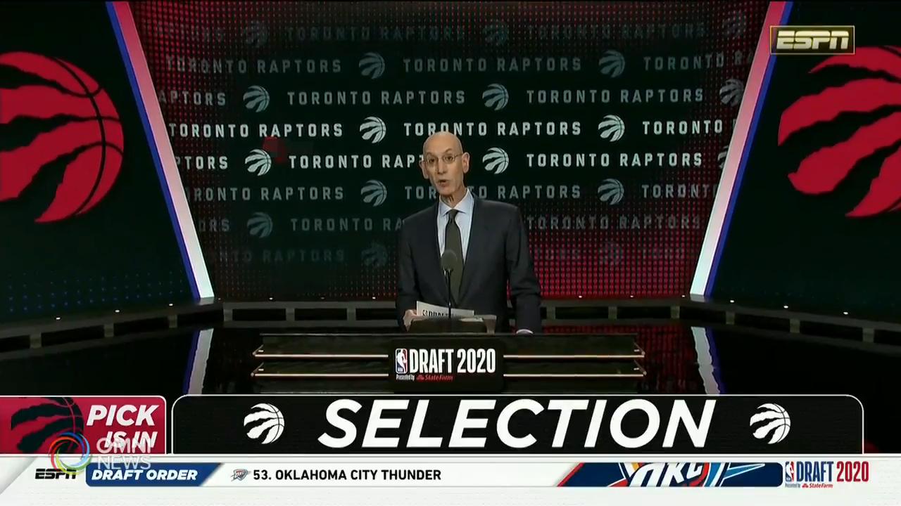 NBA選秀大會昨晚舉行 -- Nov 19, 2020 (ON)