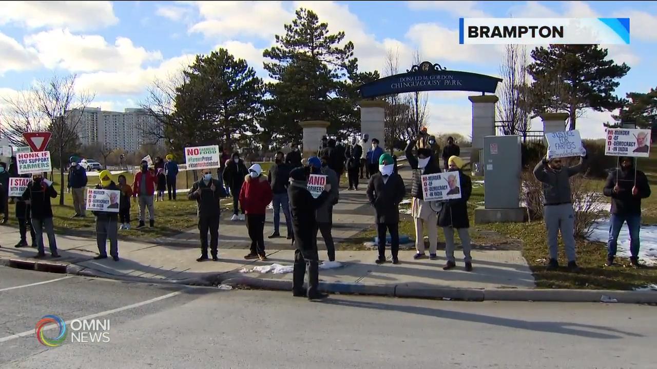 GTA rallies in support of Indian farmers