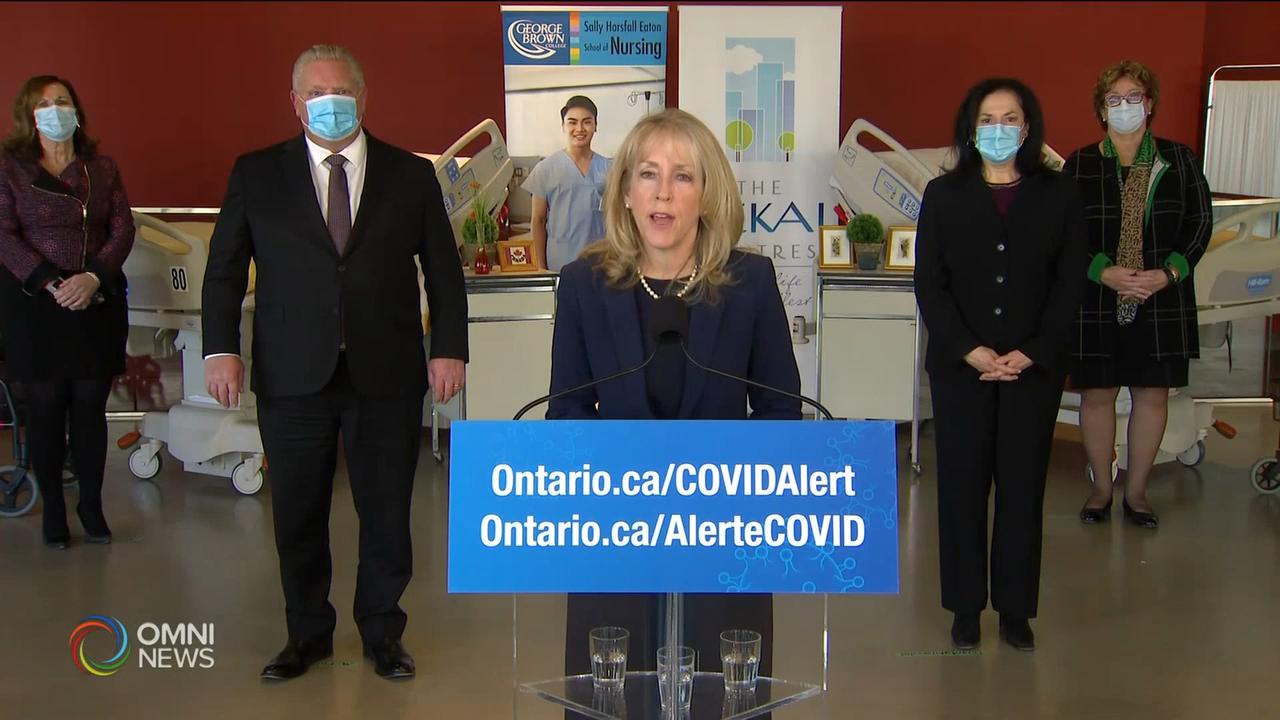 省府大規模增聘長期護理院員工 -- Dec 17, 2020 (ON)