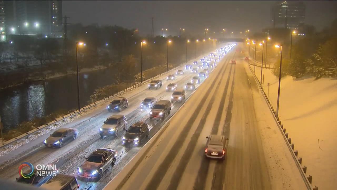 大多倫多部分地區今晚降雪10厘米 -- Dec 16, 2020 (ON)