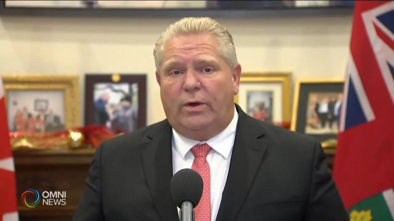 省長道格福特形容抗疫工作進入新里程碑 -- Dec 14, 2020 (ON)