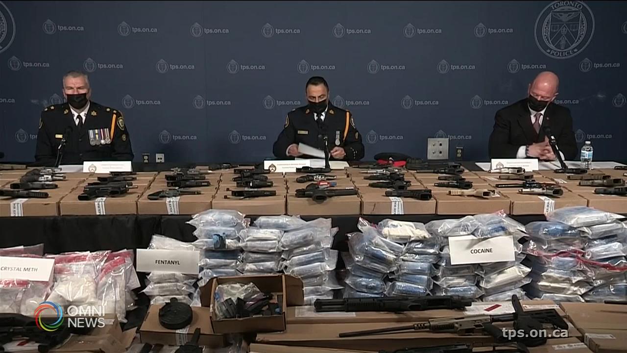 多倫多警隊搜獲歷來單日最大批毒品和槍械 -- Dec 16, 2020 (ON)