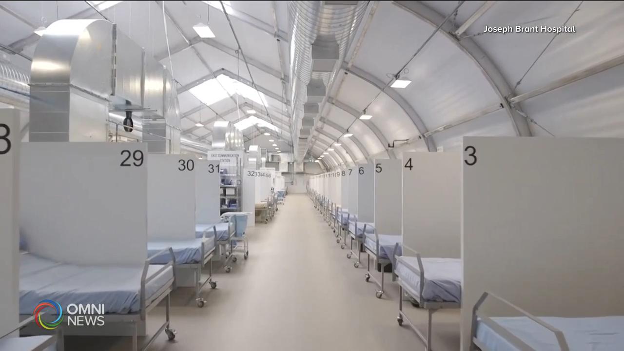 首個方艙式臨時醫院接收新冠病人 -- Jan 05, 2021 (ON)