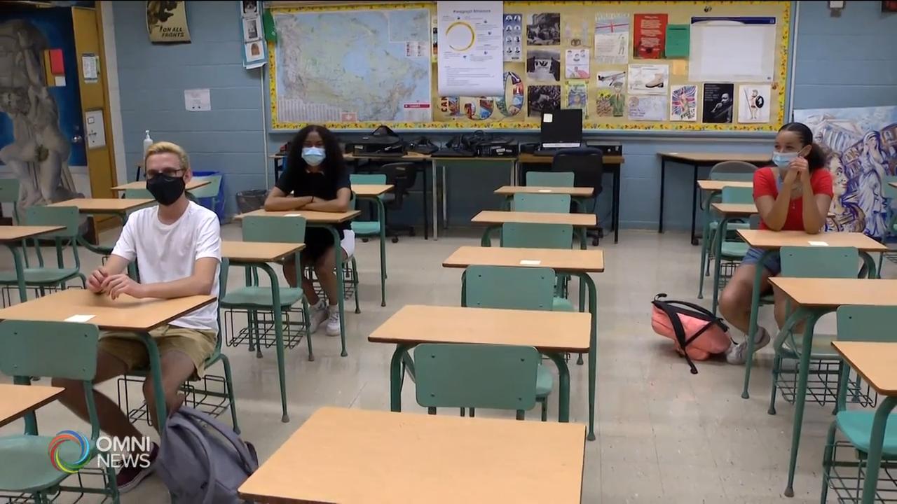 多伦多病童医院重返校园建议－ Jan 22, 2021