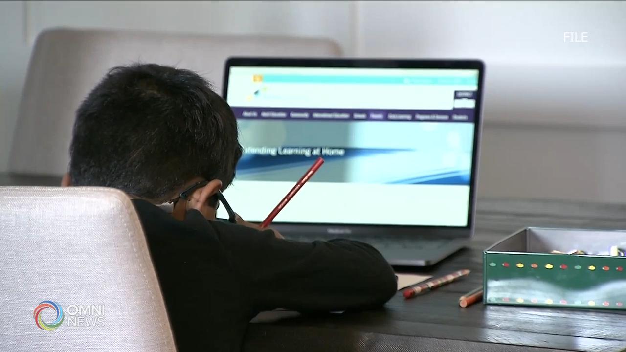 南安省中小學生網上課程延至本月25日-- Jan 07, 2021 (ON)