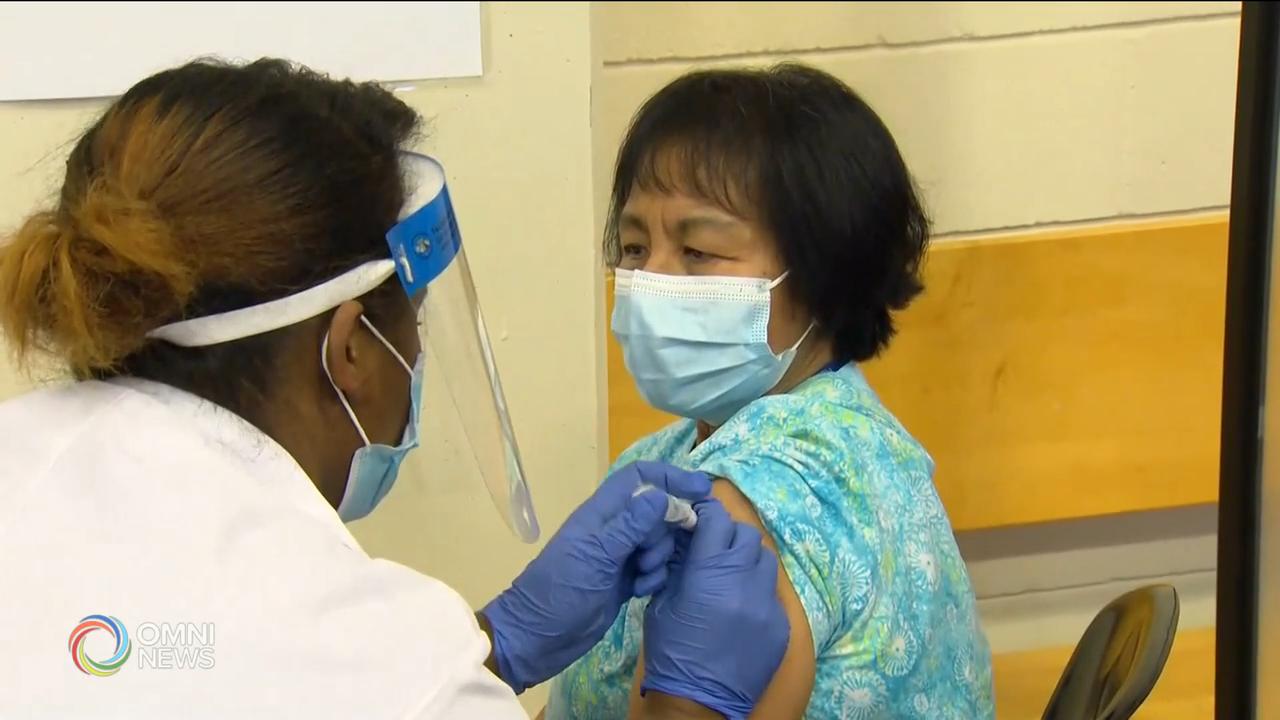 首批疫苗接種者今日完成第2劑接種 -- Jan 04, 2021 (ON)