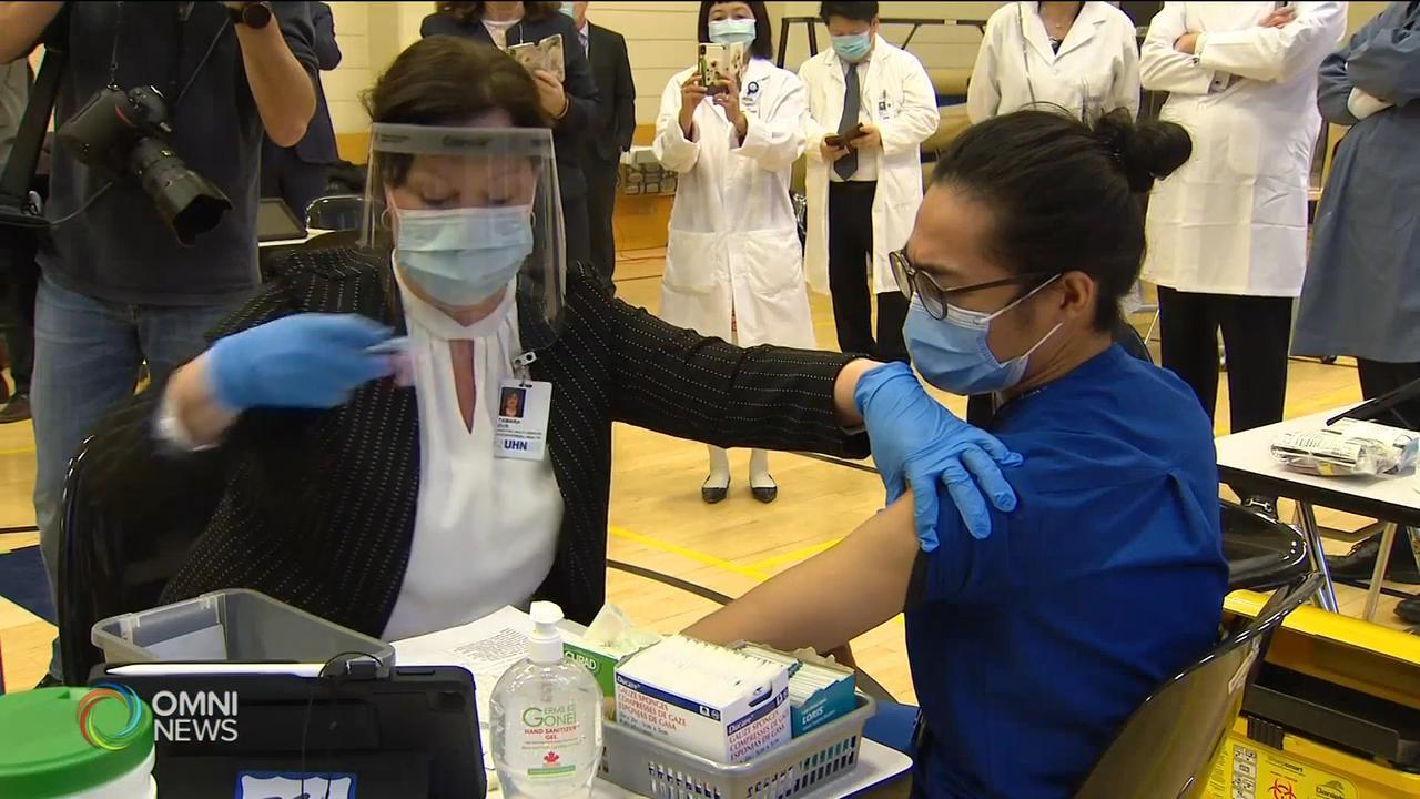 第二階段新冠疫苗接種三月進行 -- Jan 13, 2021 (ON)