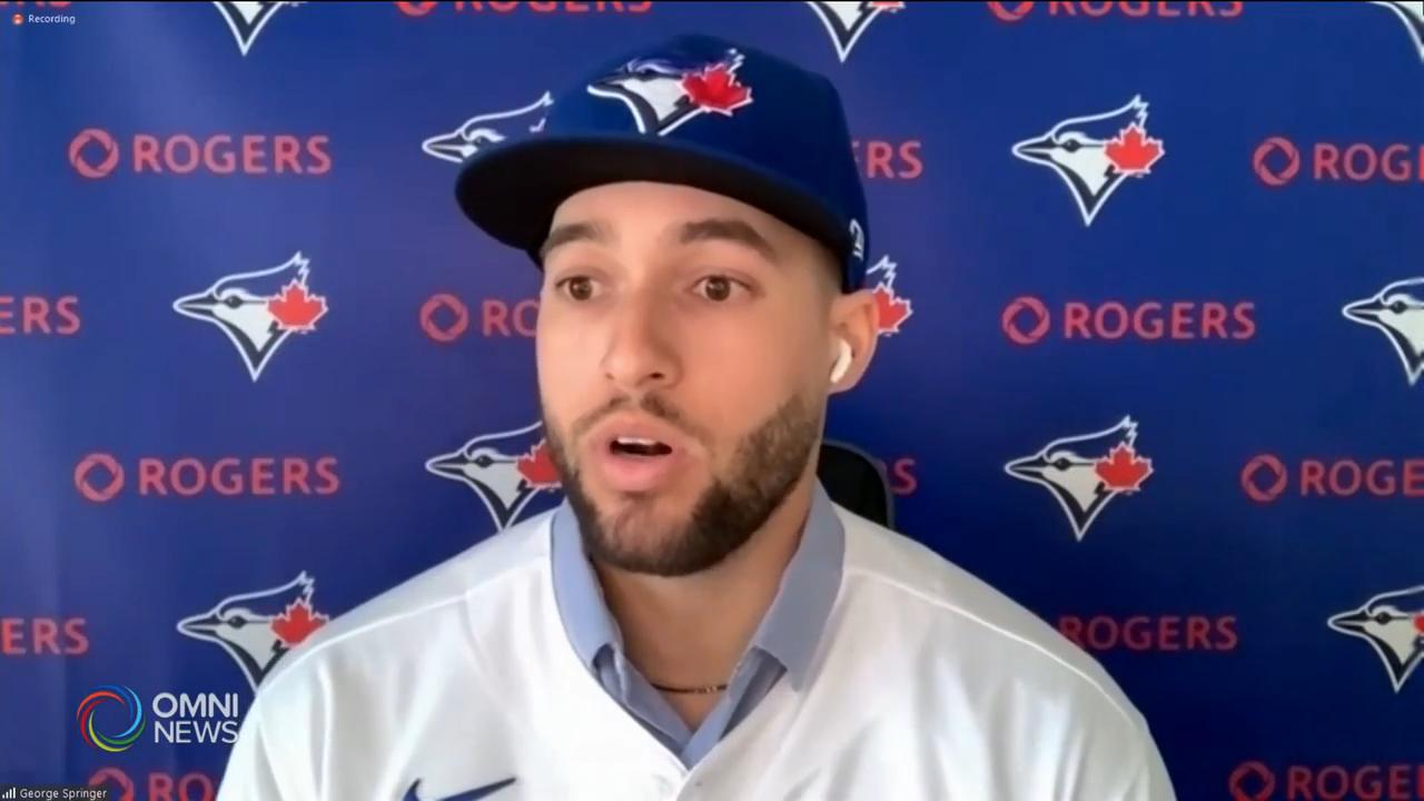 天價加盟多倫多藍鳥的 Springer會見傳媒 -- Jan 27, 2021 (ON)