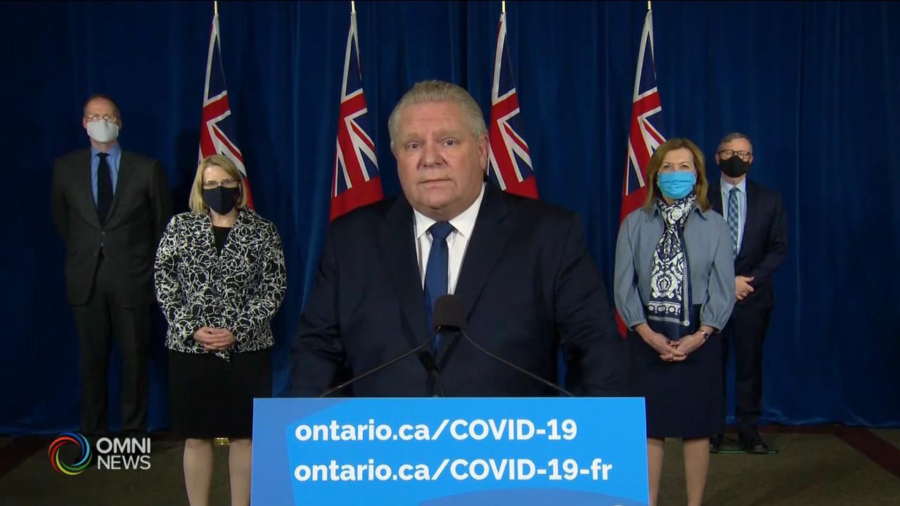 安省週四凌晨開始實施強制居家令 --- Jan 12, 2021 (ON)