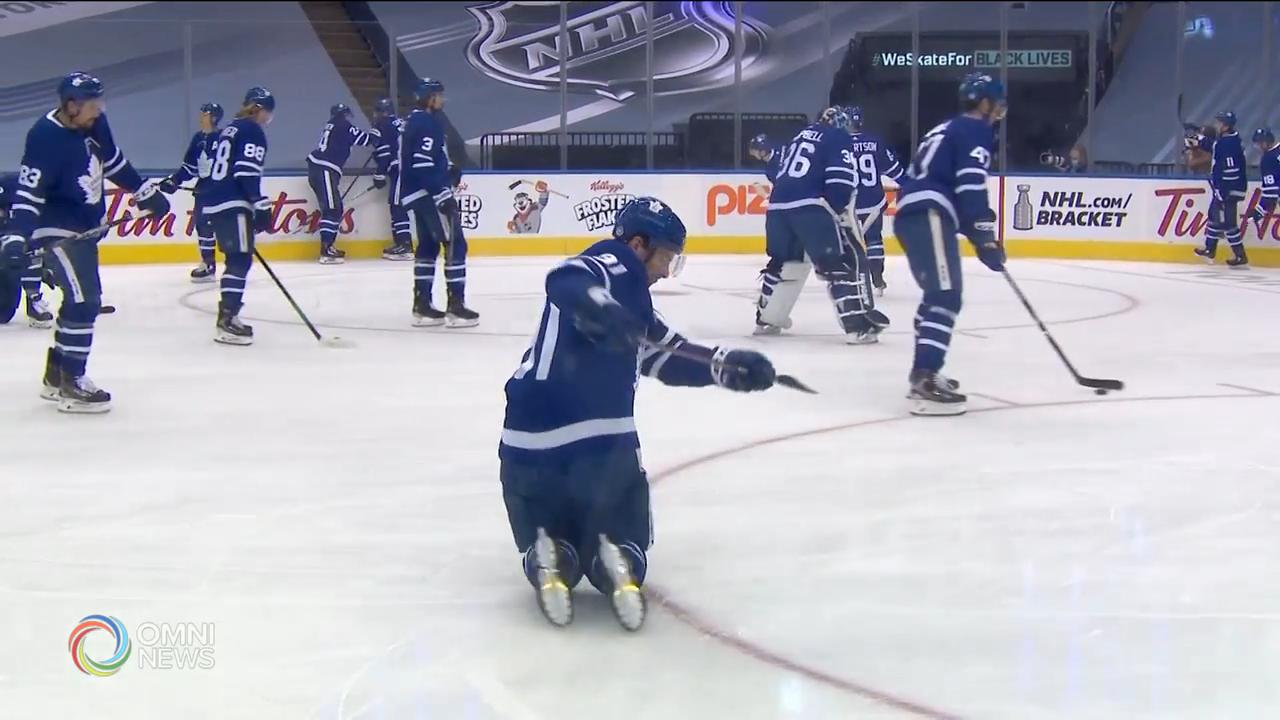 楓葉冰球隊賽前集訓正式展開 -- Jan 04, 2021 (ON)