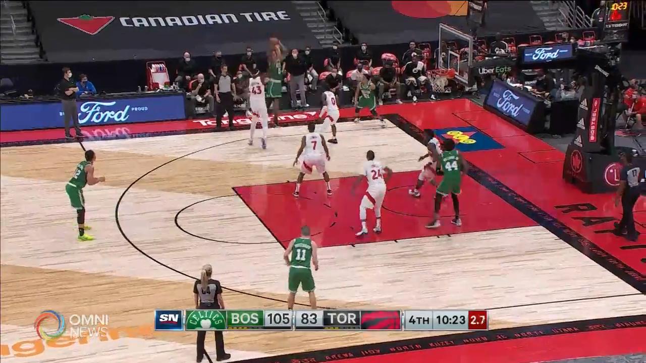 多倫多猛龍敗於波士頓塞爾特人 -- Jan 05, 2021 (ON)