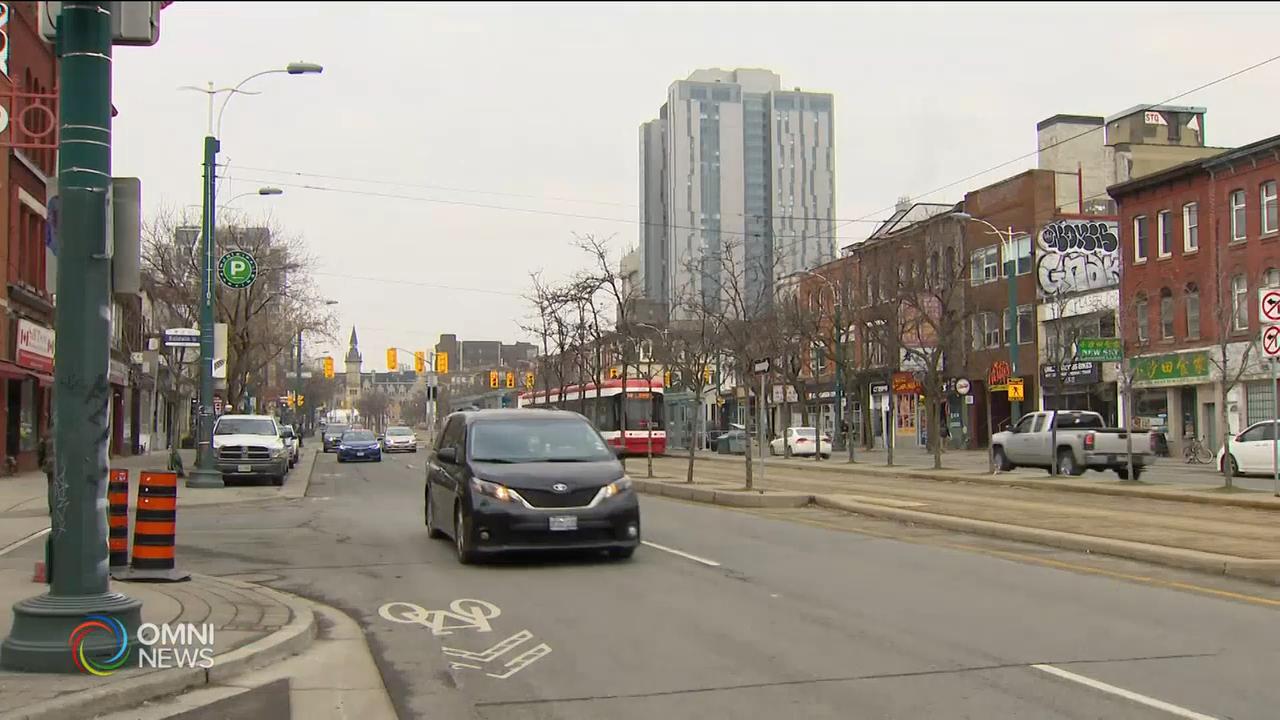 多市第二波疫情期間交通流量減少 -- Jan 22, 2021 (ON)