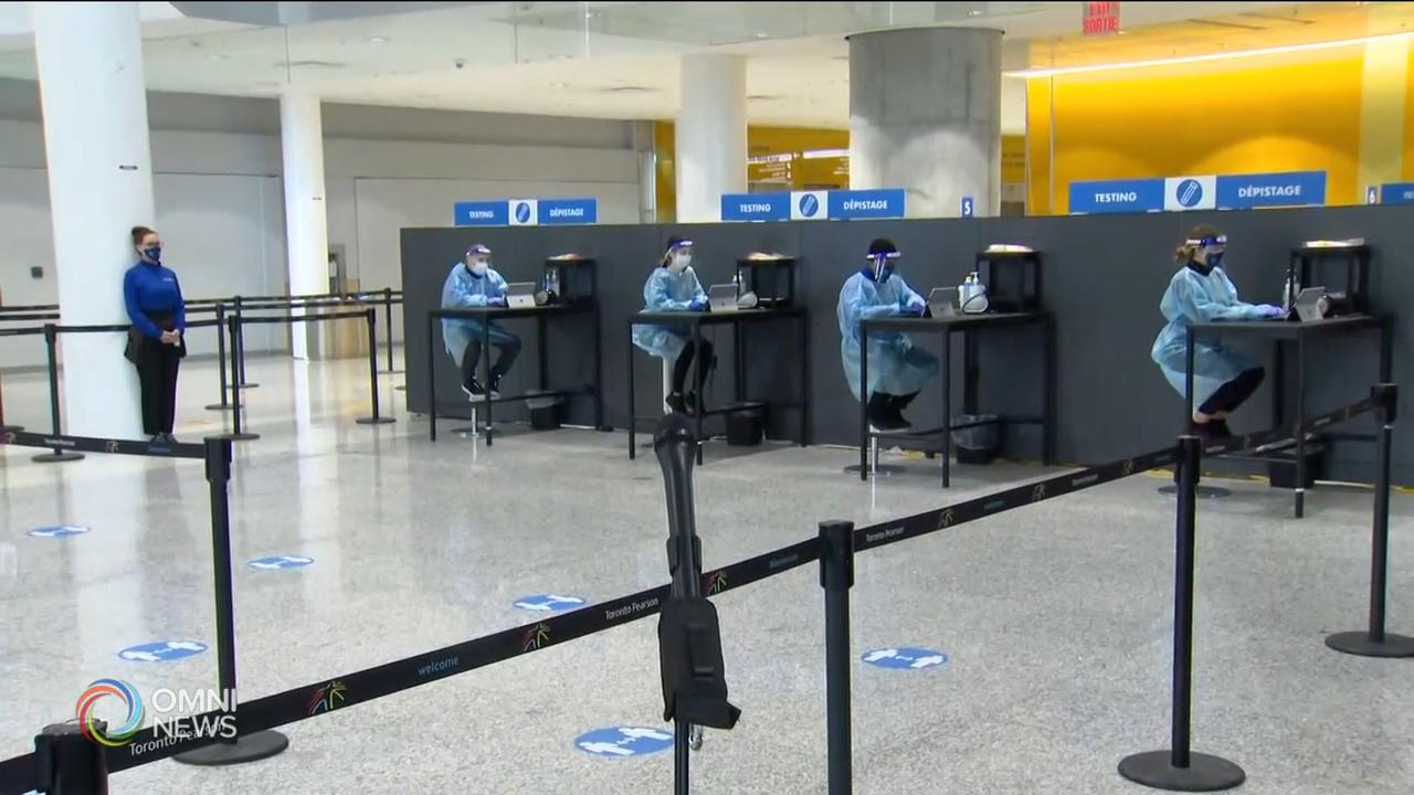 省長促請渥太華立即強制入境檢測 -- Jan 26, 2021 (ON)